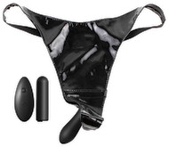 Dildo-String „10-Function Remote Fantasy Panty“ inkl. Vibrobullet