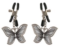 Nippelklammern „Butterfly Nipple Clamps“, mit Schmuckelementen