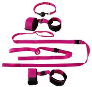 10-teiliges Bondage-Set „Pink Passion Bondage Kit“, Grundausstattung für Fessel-Einsteiger.