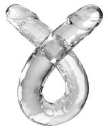 Doppeldildo transparent