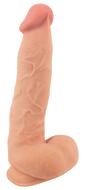 Naturdildo „Dildo with moveable Skin“ mit Saugfuß