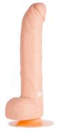 Naturvibrator „One Touch Silicone“, 22 cm, mit Saugfuß