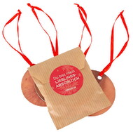 4-teiliges Papieranhänger-Set „Rosetten“