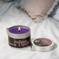S/M-Kerze „Maison Tabou Bougie Fire“ im Alu-Tiegel