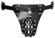 Keuschheits-String aus Leder