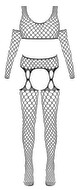 3-teiliges Dessous-Set aus Netz