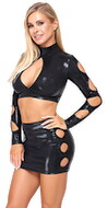 Minirock inklusive Crop-Top