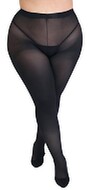 Strumpfhose ouvert „Captivate“, im Schritt und über dem Po offen