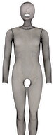 Catsuit ouvert mit Kopfmaske