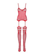 Catsuit in verführerischem Rot