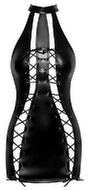 Kleid „Boudoir Stories“ im hochelastischen Powerwetlook