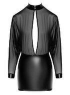 Minikleid „Orgia“ im stylischen Material-Mix