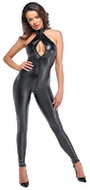 Overall „Libido Exclusive“ im Powerwetlook mit Strass