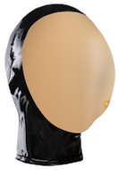 Vakuum-Kopfmaske aus Latex