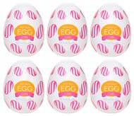 Masturbator „Egg Curl“ mit gerippter Spiralkugel-Stimulationsstruktur