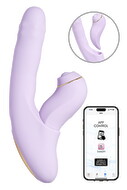 Stoßvibrator „DuoGlow“ mit Pulsator-Stimulator