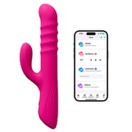 Rabbitvibrator „Velvo“ mit WaveRoller-Massageperlen