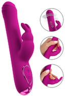 Rabbitvibrator mit Stoßfunktion
