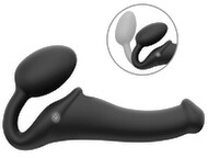 Strapless Strap-on „Vibrating Bendable“ mit 3 Motoren