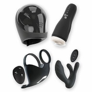 4 Toy-Highlights im Advent – Set für Männer mit Masturbator, G-&-P-Spot Vibrator, Penis-/Hodenring & Eichelvibrator