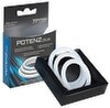 3-teiliges Penisringset „Potenz Plus“ aus Silikon