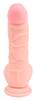 Naturdildo „Medical Silicone Dildo“, 20 cm, leicht gebogen