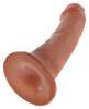 Naturdildo 6" Cock mit Saugfuß