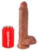 Dildo „10" Cock with Balls“, 25,4 cm