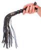 Peitsche „Beaded Cat-o-Nine Tails“, 22 cm, mit weichen Striemen