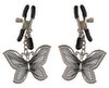 Nippelklammern „Butterfly Nipple Clamps“, mit Schmuckelementen