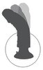 Vibrator „9" Vibrating Cock with Balls“, 23 cm