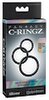 3-teiliges Penisring-Set „Silicone 3-Ring Stamina Set“, aus Silikon