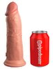 Naturdildo „8“ Dual Density Silicone Cock“ mit extra starkem Saugfuß