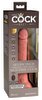 Naturvibrator „7“ Vibrating + Dual Density Silicone Cock with Remote“