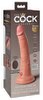 Naturvibrator „7“ Vibrating + Dual Density Silicone Cock with Remote“