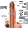 Penishülle „Vibrating Real Feel 2" Extension“ mit Vibration