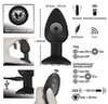 Vibro-Analplug „RC Diamond Plug“, 10 Vibrationsmodi per Fernbedienung