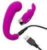 Rabbitvibrator „mini g-spot curve vibe“ mit 15 Vibrationsmodi, wasserdicht