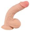 Naturdildo „Dildo with moveable Skin“ mit Saugfuß