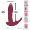 „RC Hands-free 3 Function Vibrator“ mit Rotation, Stoßfunktion und Vibration