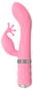 Rabbitvibrator „Kinky Luxurious Dual Massager“ mit Swarovski®-Kristall