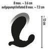 Vibrator „G-&P-Spot“ zum Aufpumpen, mit Fernbedienung