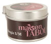 S/M-Kerze „Maison Tabou Bougie Fire“ im Alu-Tiegel