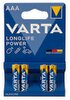 Varta Micro-Batterien, AAA, 4er-Set