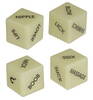 Liebeswürfel-Set „Glow in the Dark Love Dice“, englisch, 2 Stück