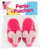 Hausschuhe „Plüschpenis“, passend von Gr. 37 bis 40