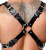 Leder-Brustharness mit Schulterpanzer