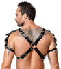 Leder-Brustharness mit Schulterpanzer