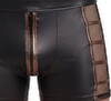 Pants im Wetlook mit Netz-Einsätzen