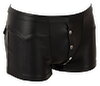 Pants aus stilvollem Lederimitat